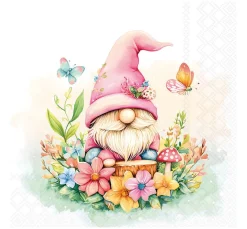 Ambiente Serviettentechnik|Frühling>Serviette "Charming Gnome"