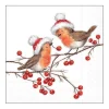 Ambiente Weihnachten|Serviettentechnik>Serviette "Christmas Robins"