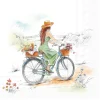 IHR Serviettentechnik|Sommer>Serviette "Cycling"
