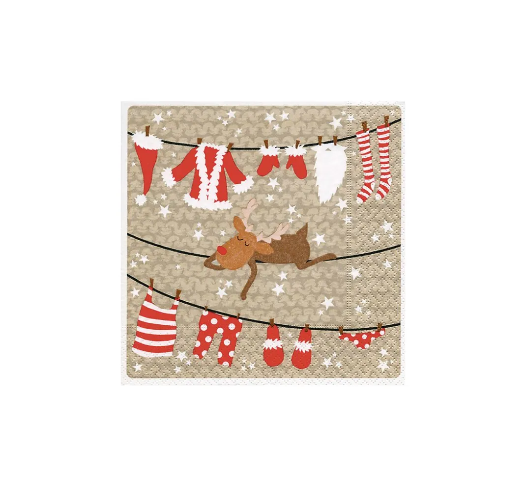 Paper+Design Weihnachten|Serviettentechnik>Serviette "Entspannte Weihnachten"