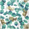 HOME FASHION Frühling|Serviettentechnik>Serviette "Eukalyptusblätter"