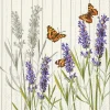 Paper+Design Frühling|Serviettentechnik>Serviette "Fliedertraum"