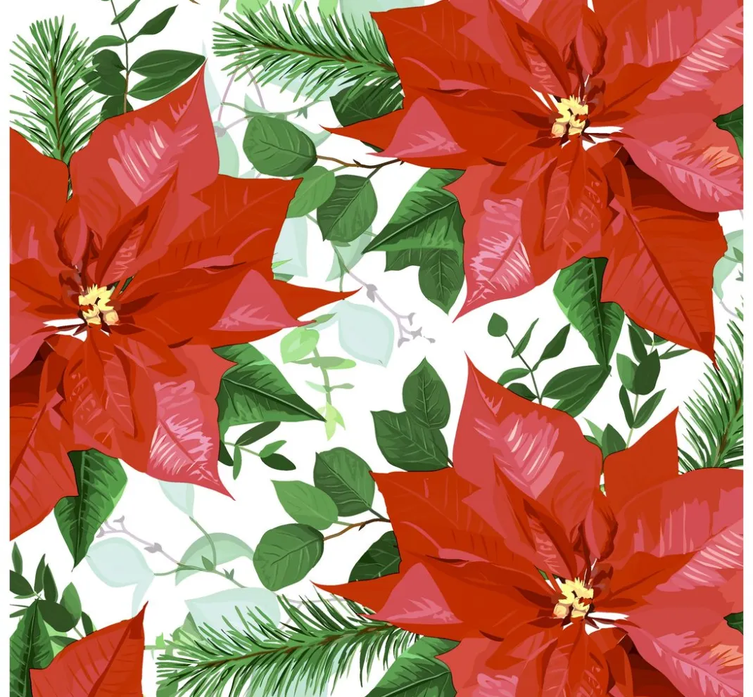 Paper+Design Weihnachten|Serviettentechnik>Serviette "Floral Christmas"