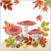 Ambiente Herbst|Serviettentechnik>Serviette "Fly Agaric Group"