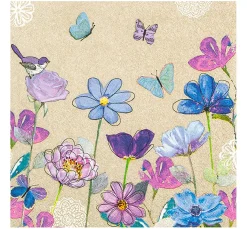 HOME FASHION Sommer|Frühling>Serviette "Frühlingstreffen"