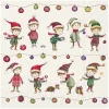 IHR Weihnachten|Serviettentechnik>Serviette "Gnome Fun"
