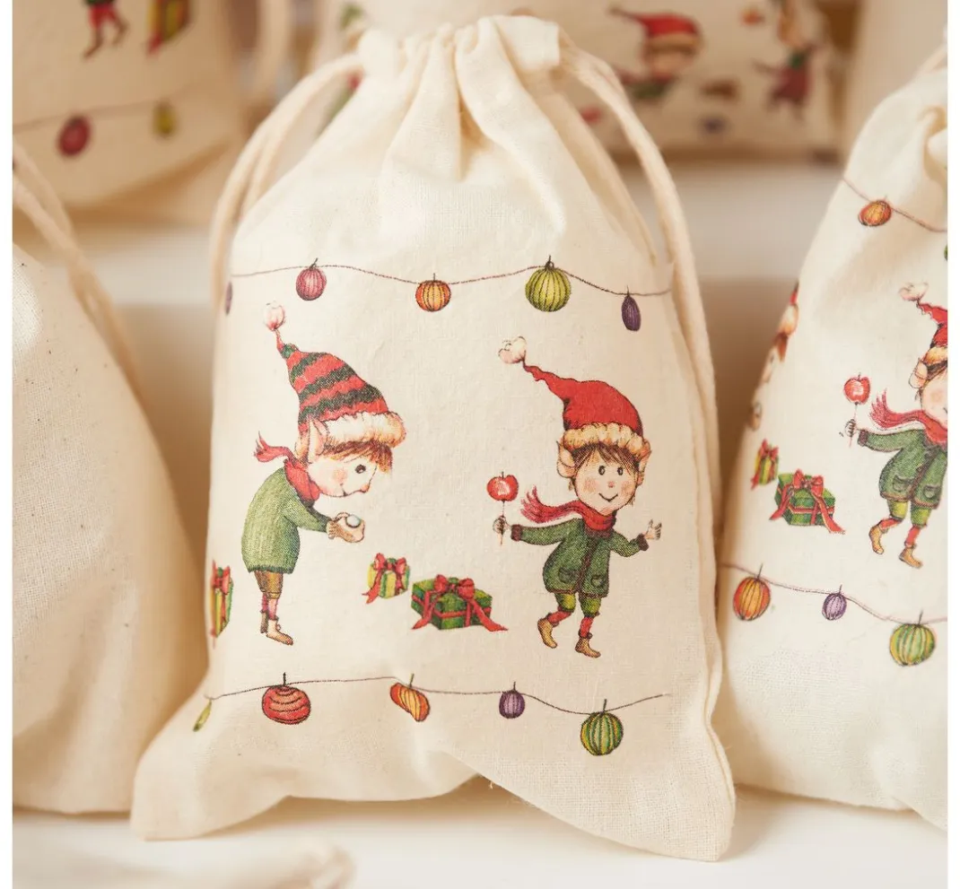 IHR Weihnachten|Serviettentechnik>Serviette "Gnome Fun"