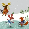 Paper+Design Winter|Serviettentechnik>Serviette "Happy Wintertime"