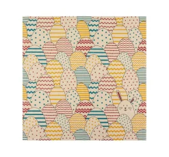 HOME FASHION Ostern|Serviettentechnik>Serviette "Hasenversteck"