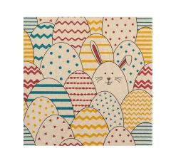 HOME FASHION Ostern|Serviettentechnik>Serviette "Hasenversteck"