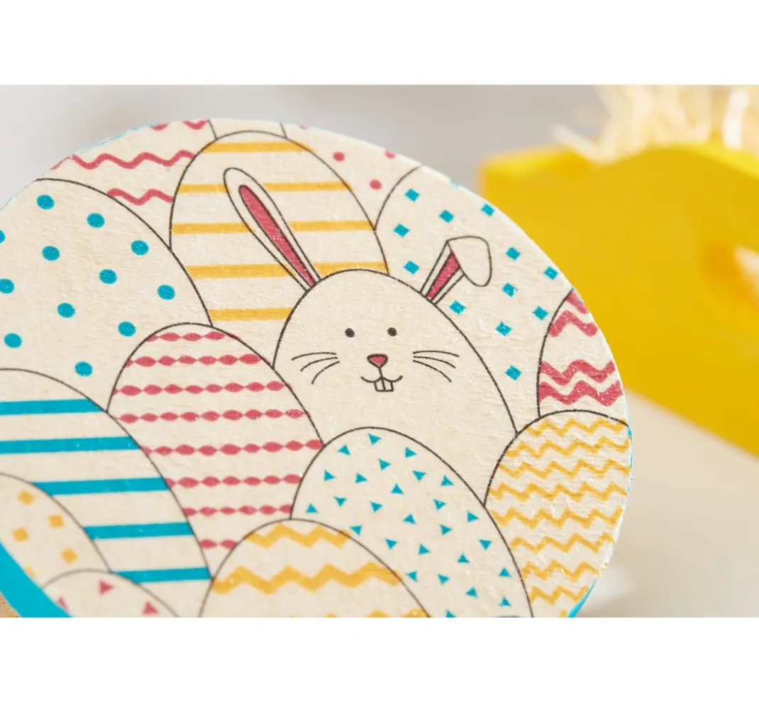 HOME FASHION Ostern|Serviettentechnik>Serviette "Hasenversteck"