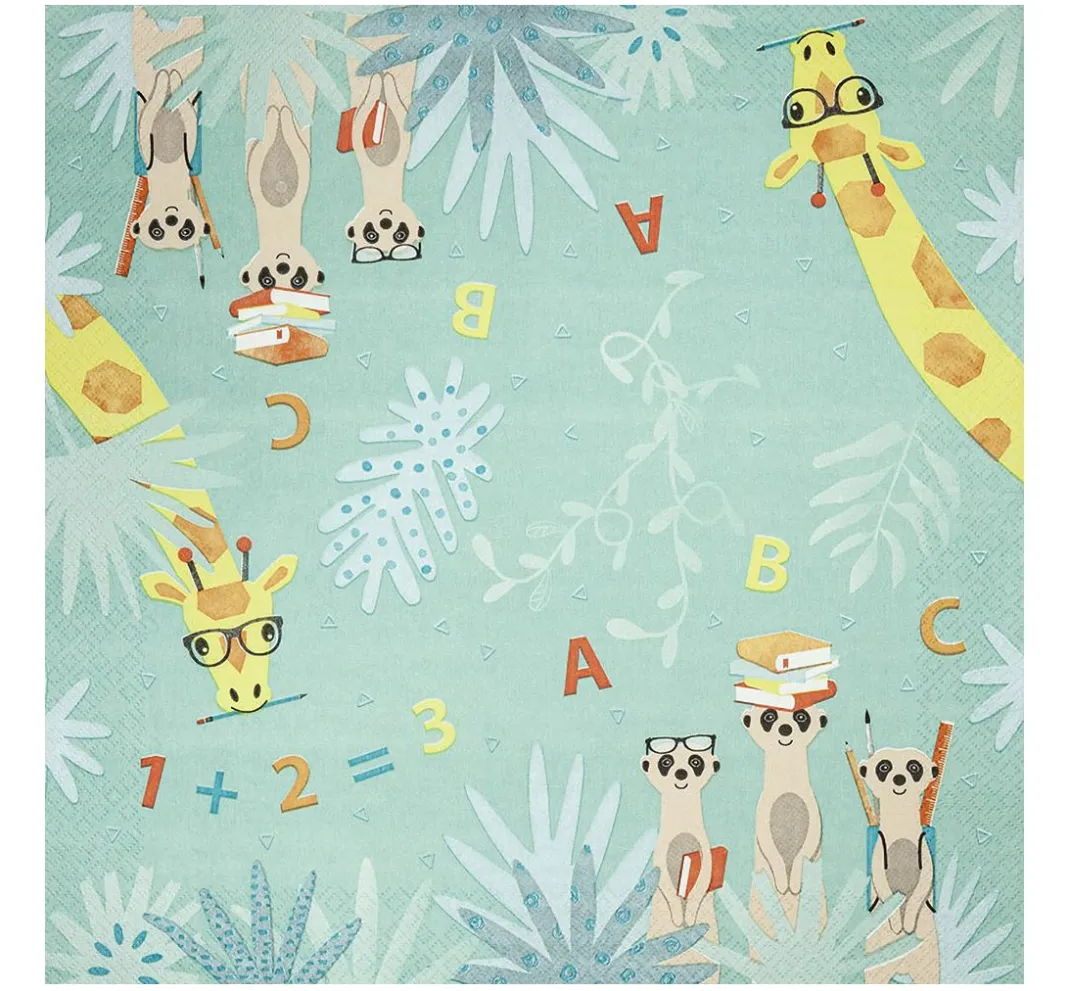 HOME FASHION Serviettentechnik|Frühling>Serviette "Have Fun"