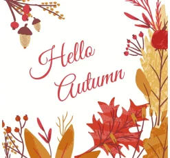 Paper+Design Herbst|Serviettentechnik>Serviette "Hello Autumn"