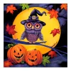 Ambiente Herbst|Anlässe>Serviette "Helloween Eule"