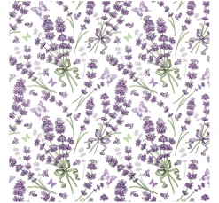 HOME FASHION Sommer|Serviettentechnik>Serviette "Lavender Love"