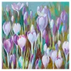 Ambiente Frühling|Serviettentechnik>Serviette "Lila Krokuswiese"