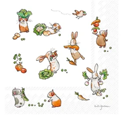 IHR Serviettentechnik|Ostern>Serviette "Little Farmers"