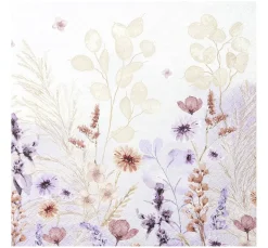 HOME FASHION Frühling|Serviettentechnik>Serviette "Mellow Flowers"