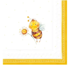 IHR Sommer|Frühling>Serviette "Mr. & Mrs. Bee"