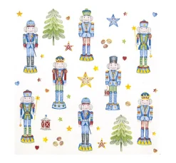 HOME FASHION Weihnachten|Serviettentechnik>Serviette "Nutcrackers"