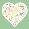 Paper+Design Ostern|Serviettentechnik>Serviette "Osterherz"