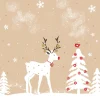 Paper+Design Weihnachten|Serviettentechnik>Serviette "Papierschnitt Winterlandschaft"