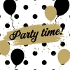 Paper+Design Anlässe|Serviettentechnik>Serviette "Party Time"