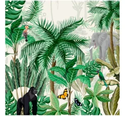 Paper+Design Sommer|Serviettentechnik>Serviette "Regenwald"