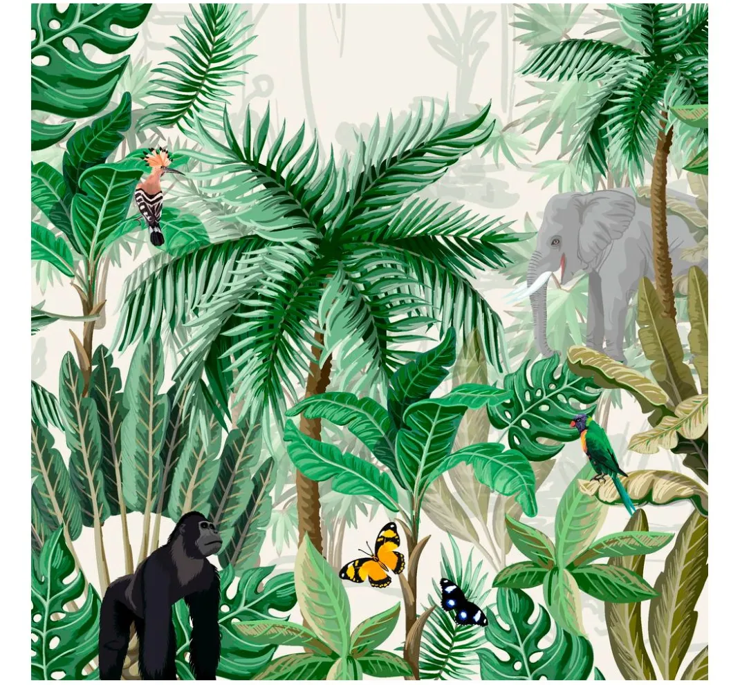 Paper+Design Sommer|Serviettentechnik>Serviette "Regenwald"