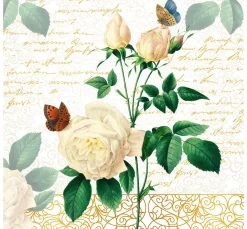 Paper+Design Anlässe|Frühling>Serviette "Rose Lace"