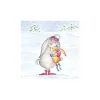 Ambiente Serviettentechnik|Winter>Serviette "Schneehase"