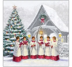 Ambiente Serviettentechnik|Weihnachten>Serviette "Singing Choir"