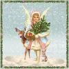 Ambiente Weihnachten|Serviettentechnik>Serviette "Snowy Day Blue"