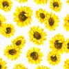 Paper+Design Sommer|Herbst>Serviette "Sonnenblumenblüten"