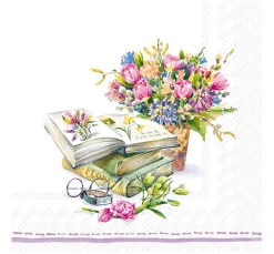 IHR Serviettentechnik|Frühling>Serviette "Spring Novels"