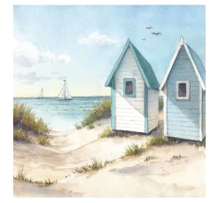 Ambiente Maritim|Serviettentechnik>Serviette "Sunny Beach"