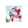 Ambiente Winter|Serviettentechnik>Serviette "Sweet Snowmen"