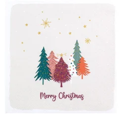 HOME FASHION Weihnachten|Serviettentechnik>Serviette "Sweet Xmas Trees"