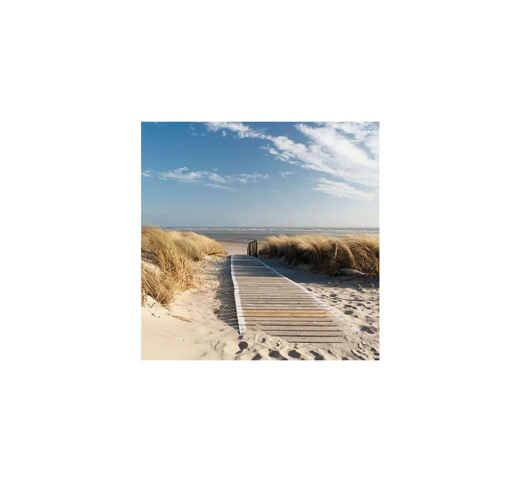 Ambiente Maritim|Serviettentechnik>Serviette "Tag am Meer"
