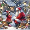 Ambiente Weihnachten|Serviettentechnik>Serviette "Talking To Santa"