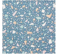 HOME FASHION Alltäglich|Frühling>Serviette "Terrazzo Blue"