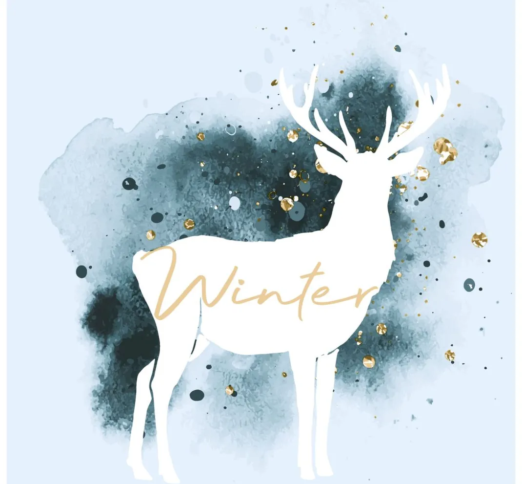 Paper+Design Winter|Serviettentechnik>Serviette "Watercolor Winter"