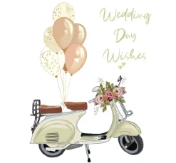Ambiente Anlässe|Serviettentechnik>Serviette "Wedding Day Wishes"