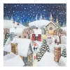 HOME FASHION Winter|Serviettentechnik>Serviette "Weihnachtsgeschichte"