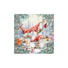 Ambiente Winter|Weihnachten>Serviette "Wichtel im Winterwald"