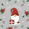 Paper+Design Winter|Serviettentechnik>Serviette "Wichtel mit Geschenk"