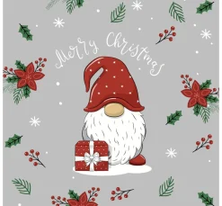 Paper+Design Winter|Serviettentechnik>Serviette "Wichtel mit Geschenk"