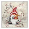 Ambiente Winter|Serviettentechnik>Serviette "Wichtel Umarmung"