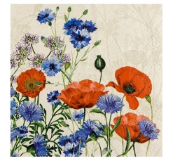 HOME FASHION Sommer|Frühling>Serviette "Wild Poppies"