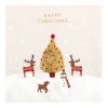 HOME FASHION Weihnachten|Serviettentechnik>Serviette "Winter Buddies"